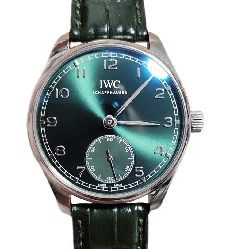 IWC Portugieser Automatic 40 Steel Green Alligator Men's Watch photo 1