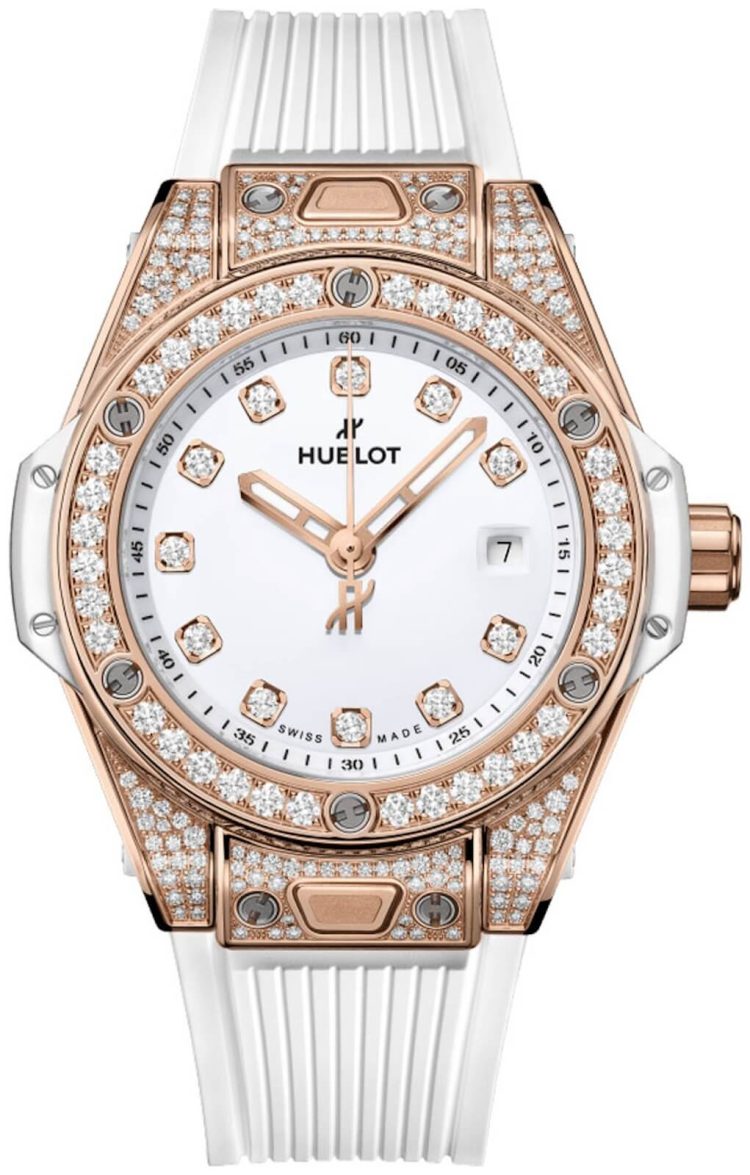 Hublot Big Bang One Click King Gold White Diamonds Ladies Watch photo 1