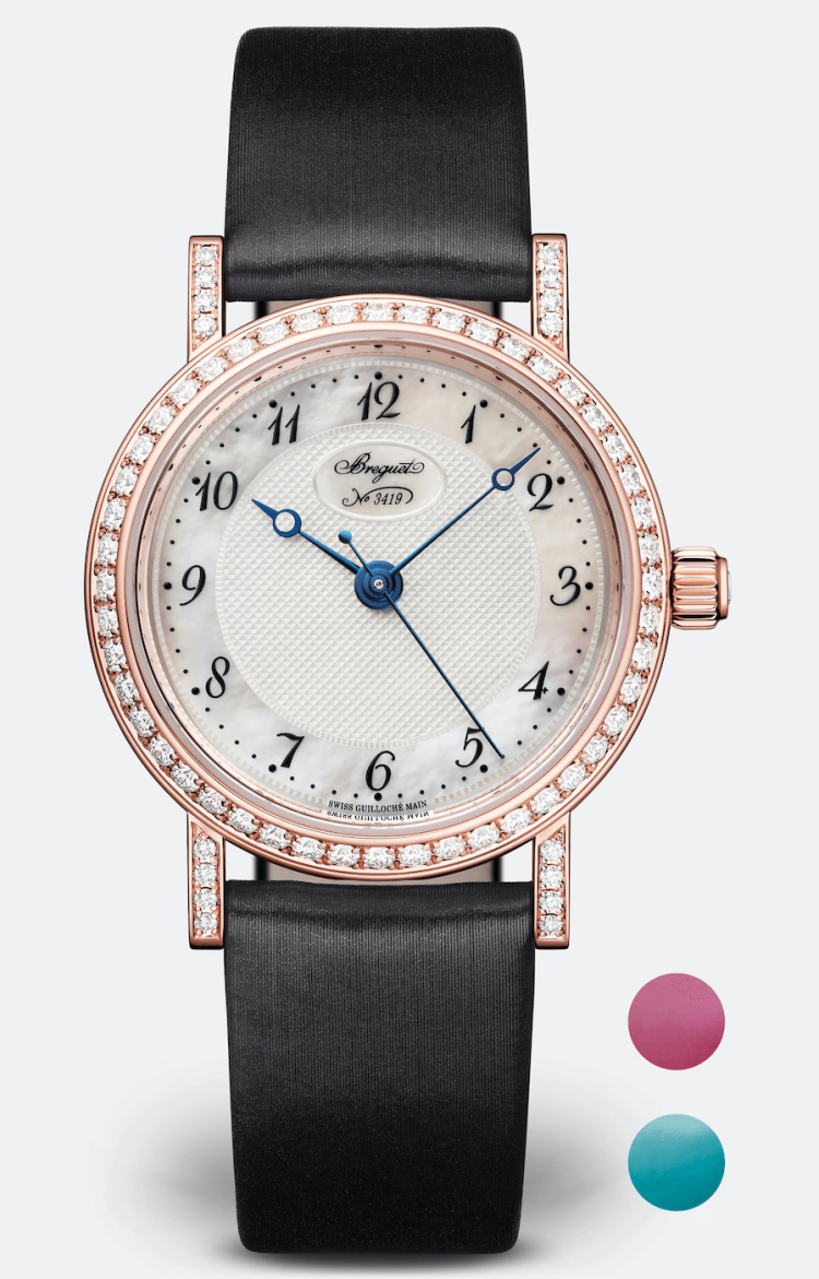 Breguet Classique Rose Gold Diamond Mother-of-Pearl Satin Ladies Watch photo 1