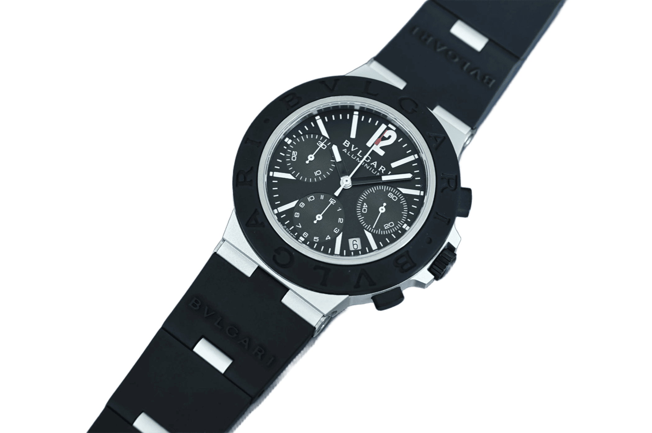 Bvlgari Aluminium Men's Watch Black with Chronograph photo 1 Bvlgari Aluminium Men's Watch Black with Chronograph photo 1