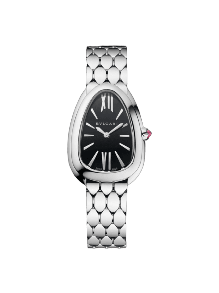 Bvlgari Serpenti Seduttori Watch with Black Lacquered dial