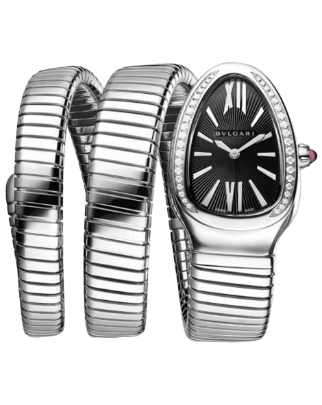 Bvlgari Serpenti Tubogas Lady Watch 35 mm Stainless Steel 103818 (2)