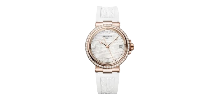 Breguet Marine Round 33.8 mm Rose Gold Ladies Watch