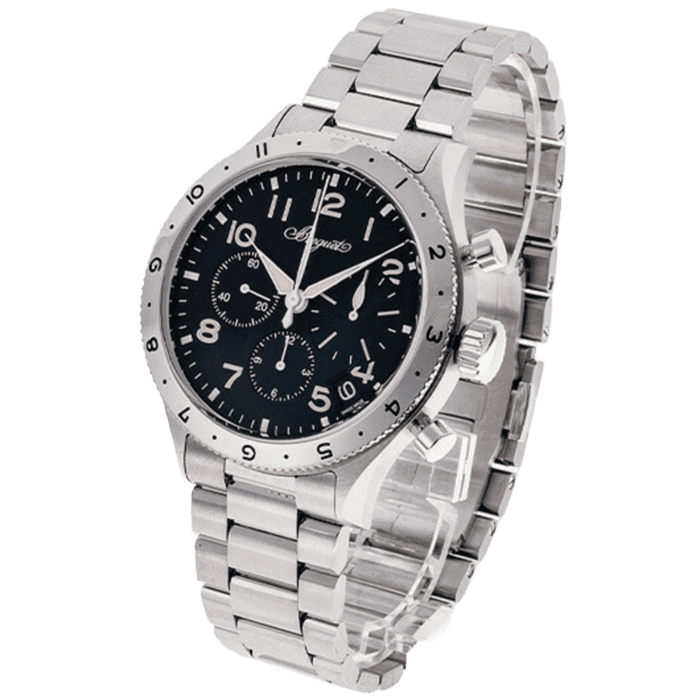 Breguet Type XX Chronographe 2067 Steel 42mm dial Black