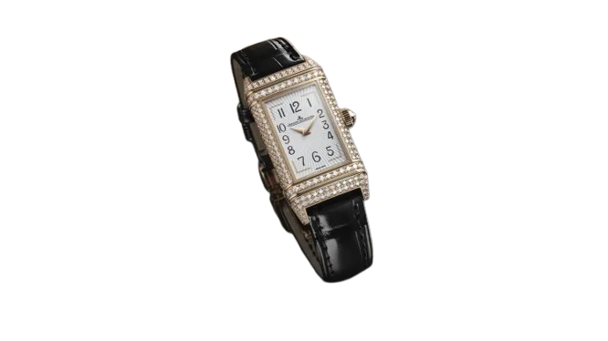 Jaeger-LeCoultre Manual Pink Gold Diamond Duetto Ladies Watch
