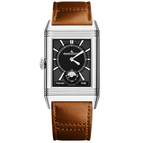 Jaeger-LeCoultre Reverso Classic Stainless Steel With Black Dial Watch