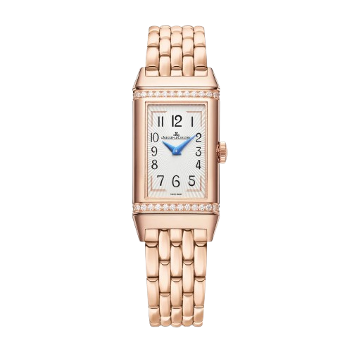 Jaeger-LeCoultre Reverso One Manual Pink Gold Diamond Duetto Ladies Watch