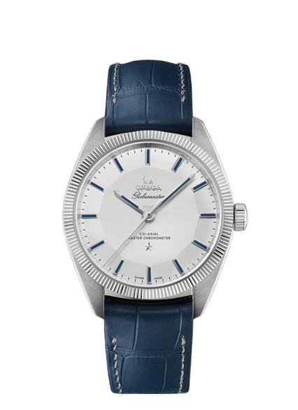 Omega Constellation Globemaster Platinum On Leather Strap Men’s Watch