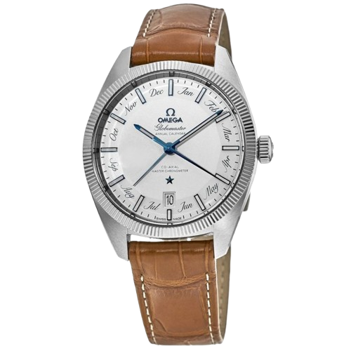 Omega Constellation Globemaster Steel On Leather Strap Men’s Watch