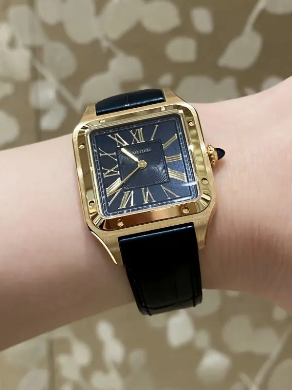 Cartier Santos-Dumont 18K Yellow Gold Case Unisex Watch