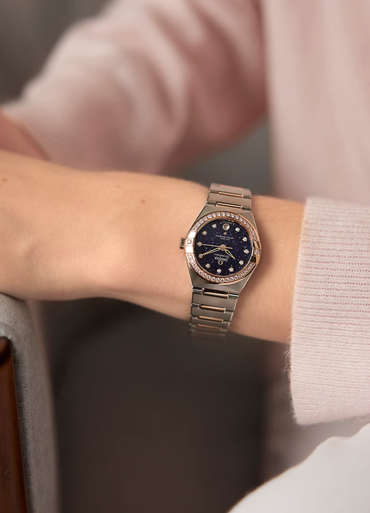 Omega Constellation Steel Sedna™ Gold Diamonds Ladies Watch