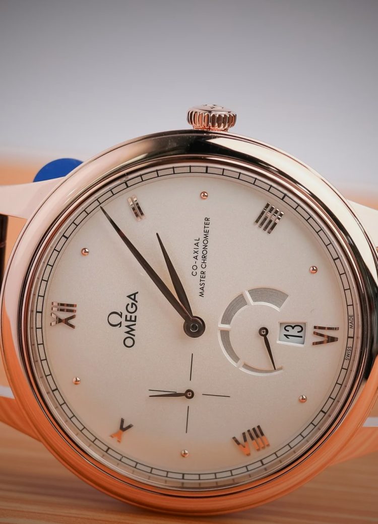 Omega De Ville Prestige Burgundy Strap Men’s Watch