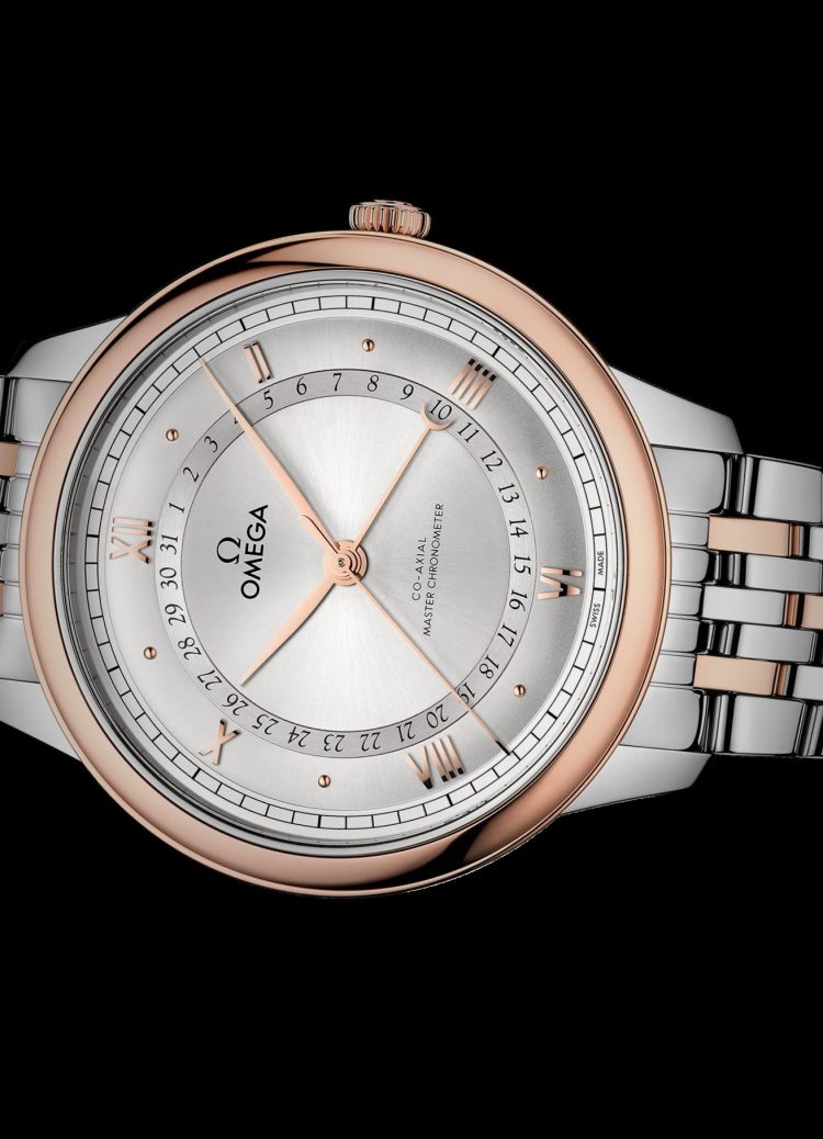 Omega De Ville Prestige Gold on Steel Men's Watch