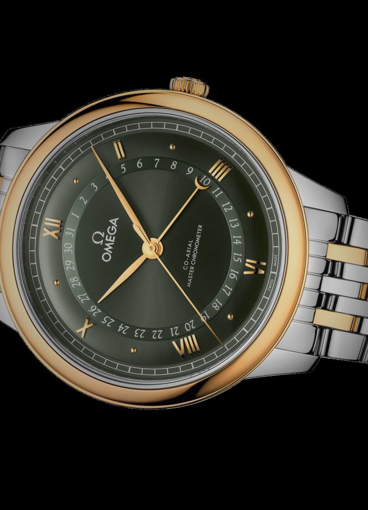 Omega De Ville Prestige Yellow Gold on Steel Men’s Watch
