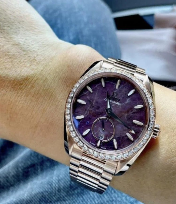 Omega Seamaster Aqua Terra 150M Gold on Sedna Ladies Watch