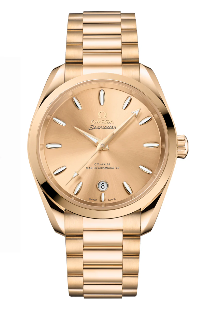 Omega Seamaster Aqua Terra Shades Gold on Moonshine Ladies Watch photo 1 Omega Seamaster Aqua Terra Shades Gold on Moonshine Ladies Watch photo 1