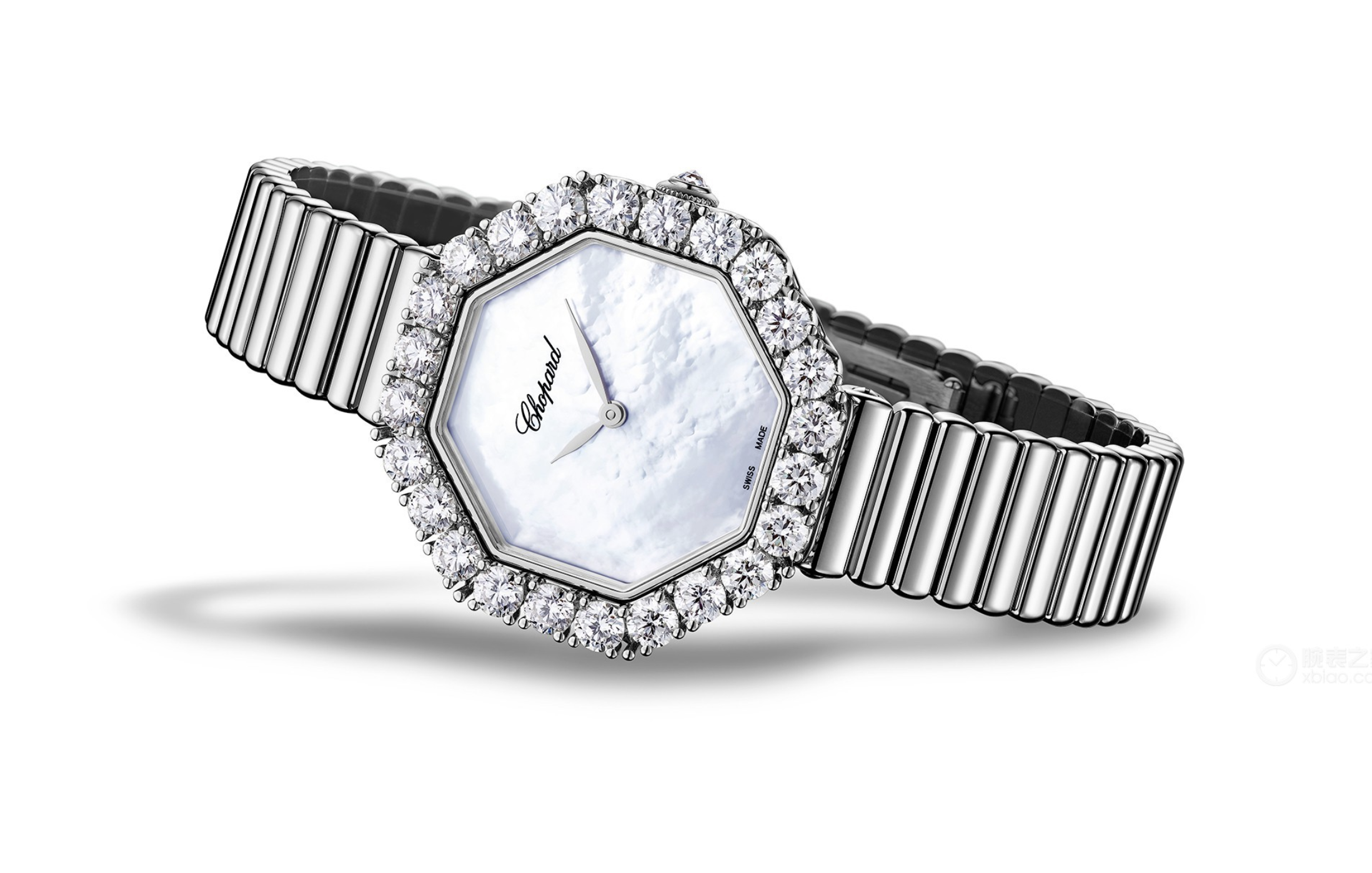 Chopard L'Heure Du Diamant Octagonal Automatic Ethical White Gold Ladies Watch photo 1 Chopard L'Heure Du Diamant Octagonal Automatic Ethical White Gold Ladies Watch photo 1