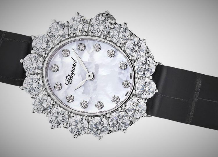 Chopard L’Heure du Diamant 30x27mm White Gold Ladies Watch