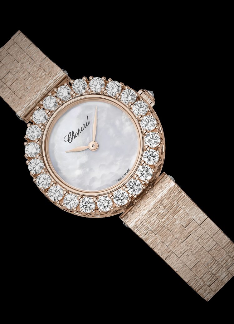 Chopard L’Heure du Diamant Round Ethical Rose Gold Diamonds Ladies Watch