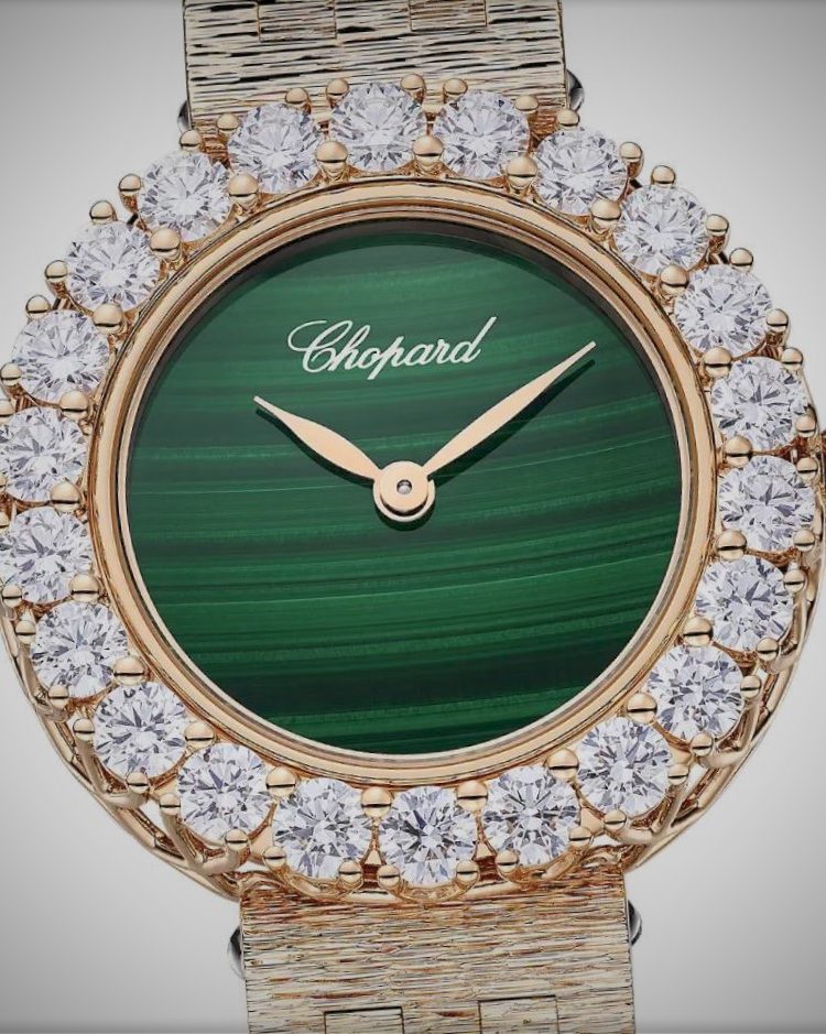 Chopard L’Heure du Diamant Round Rose Gold Diamonds Ladies Watch