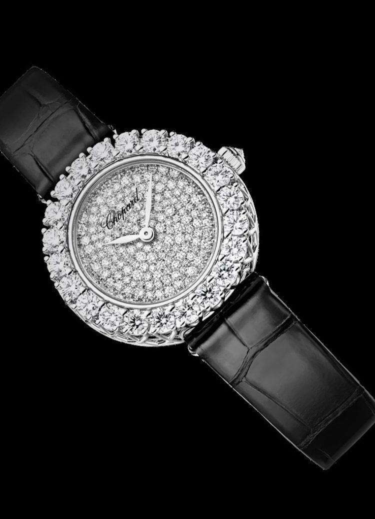 Chopard L’Heure du Diamant Round White Gold Diamonds Ladies Watch