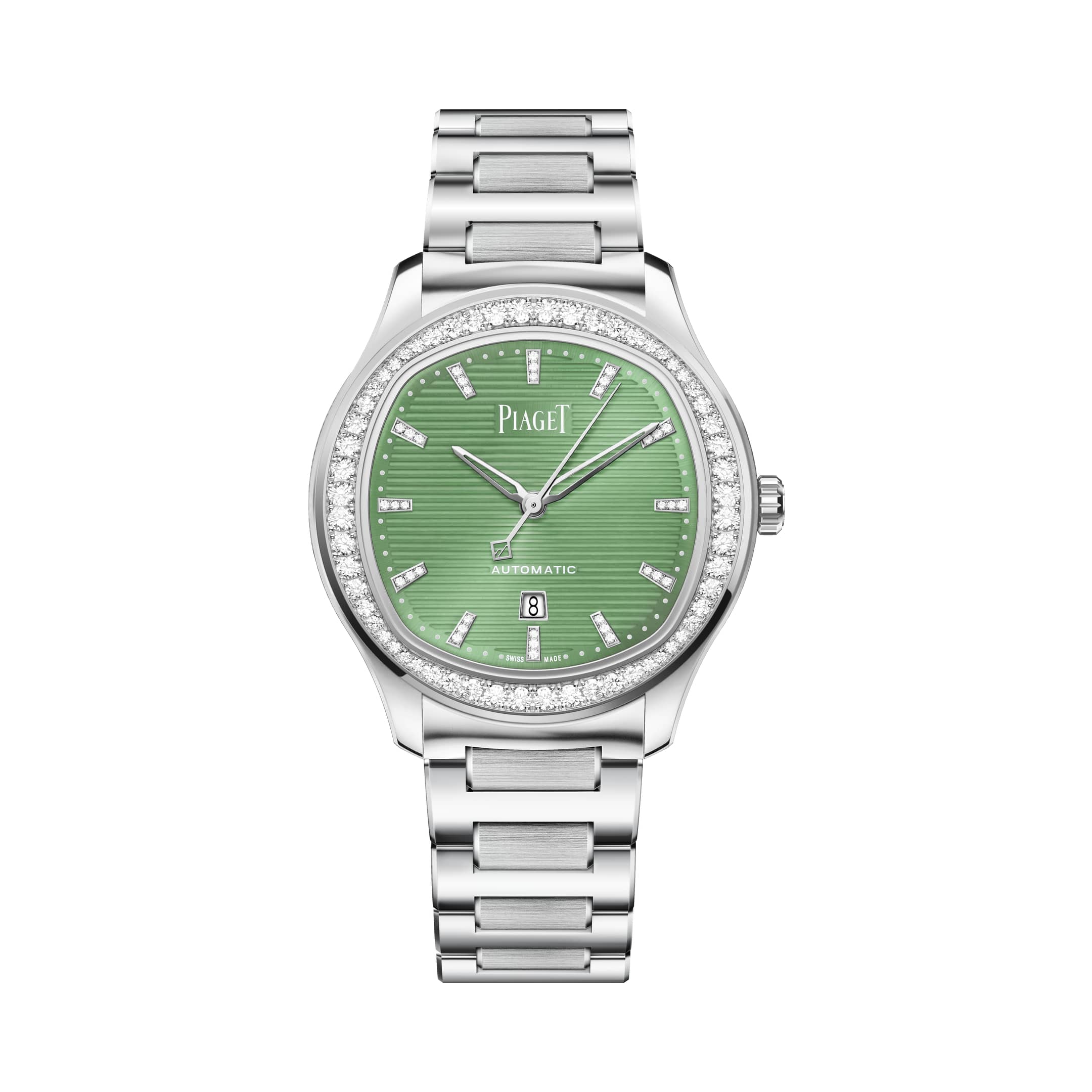 Piaget Polo Date Steel Diamond Ladies Watch photo 1 Piaget Polo Date Steel Diamond Ladies Watch photo 1