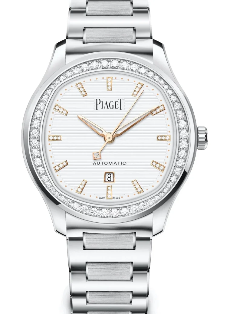 Piaget Polo Date Automatic Steel Diamond 36 mm Ladies Watch