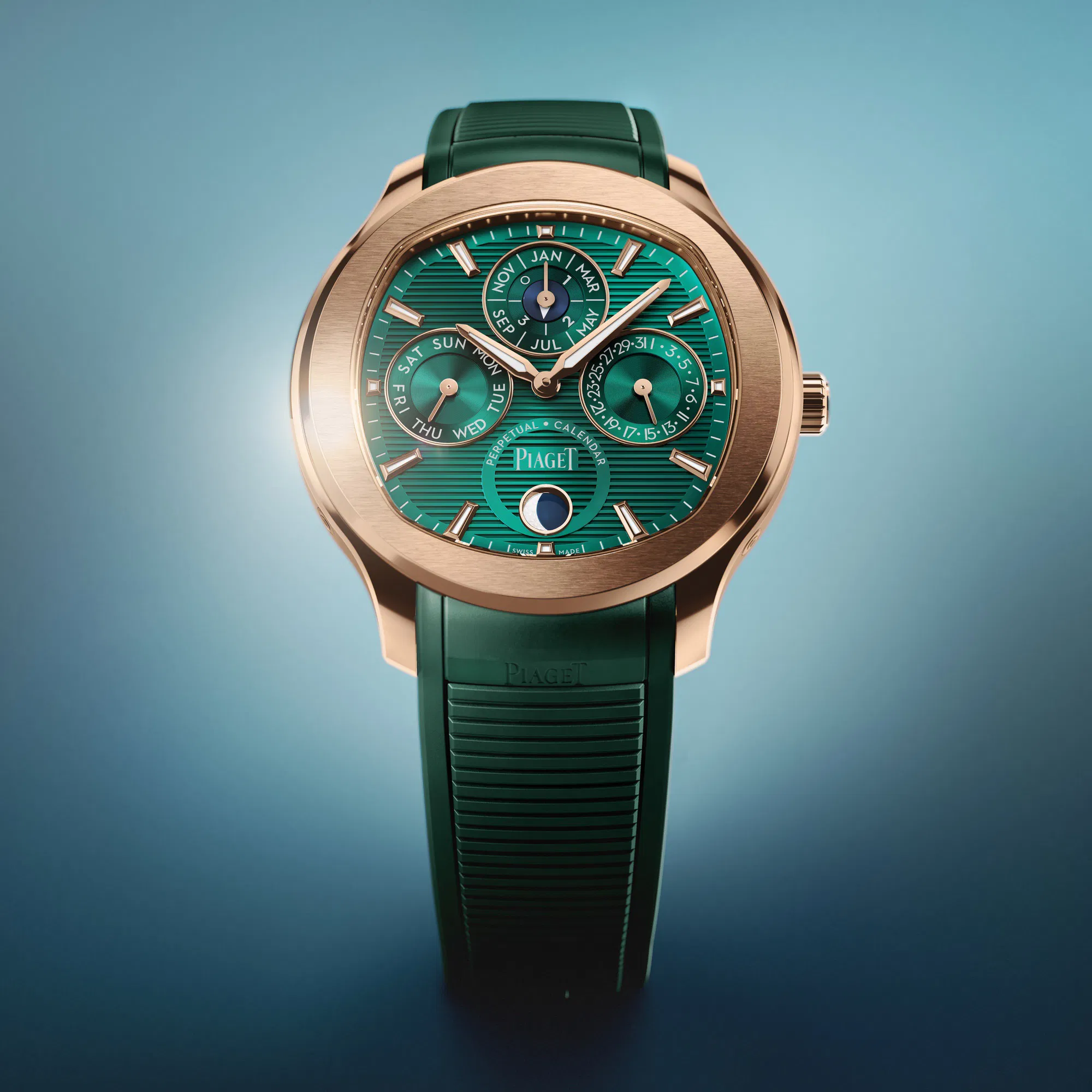 Piaget Polo Perpetual Calendar Automatic Rose Gold 42 mm Mens Watch photo 1 Piaget Polo Perpetual Calendar Automatic Rose Gold 42 mm Mens Watch photo 1