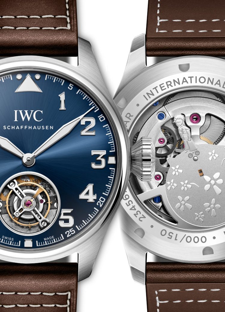IWC Big Pilot’s Watch 43 Tourbillon Le Petit Prince Blue, Platinum Mens Watch