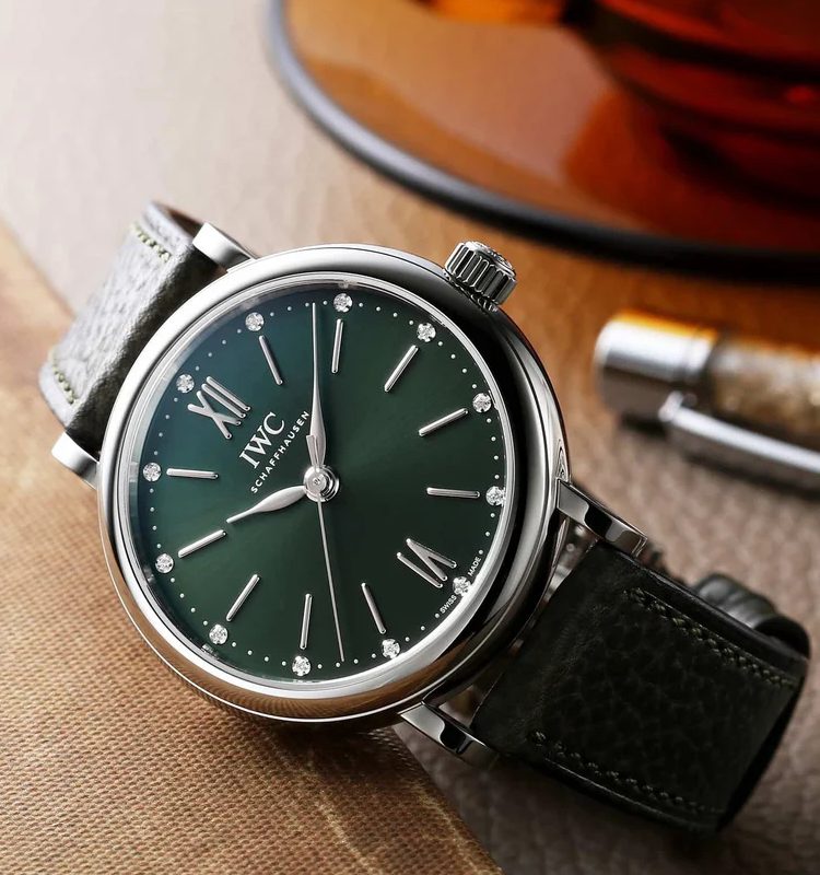 IWC Portofino Automatic 34 Green Ladies Watch