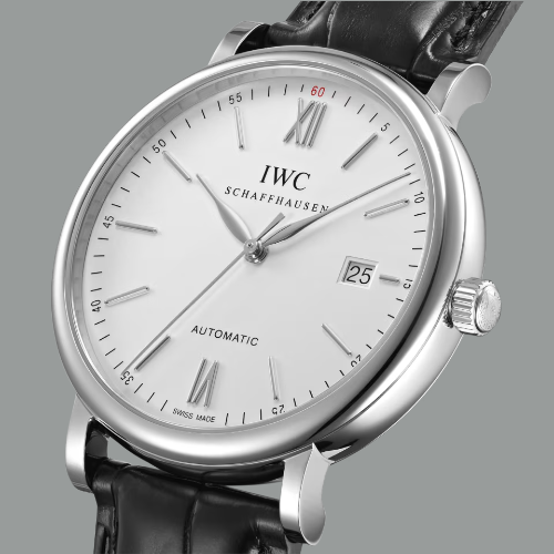 IWC Portofino Automatic Black Alligator Leather Strap Men’s Watch
