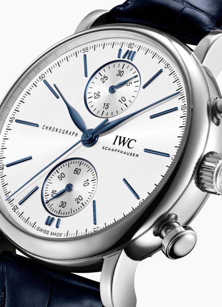IWC Portofino Chronograph 39 Silver Plated Unisex Watches