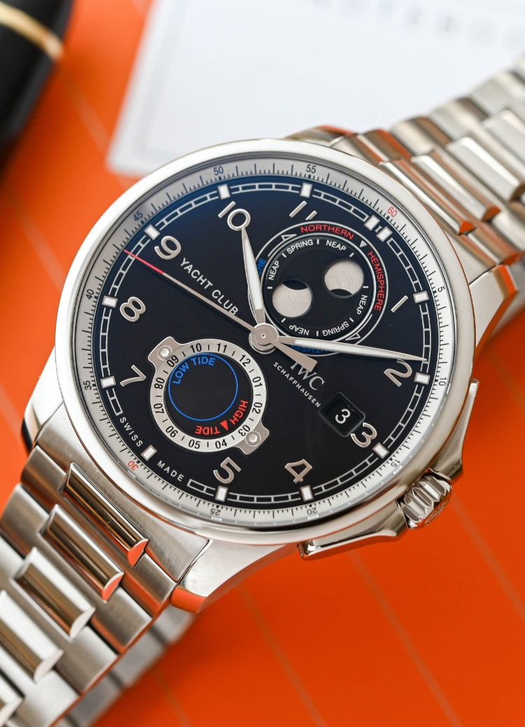 IWC Portugieser Yacht Club Moon & Tide Automatic Winding Men’s Watch