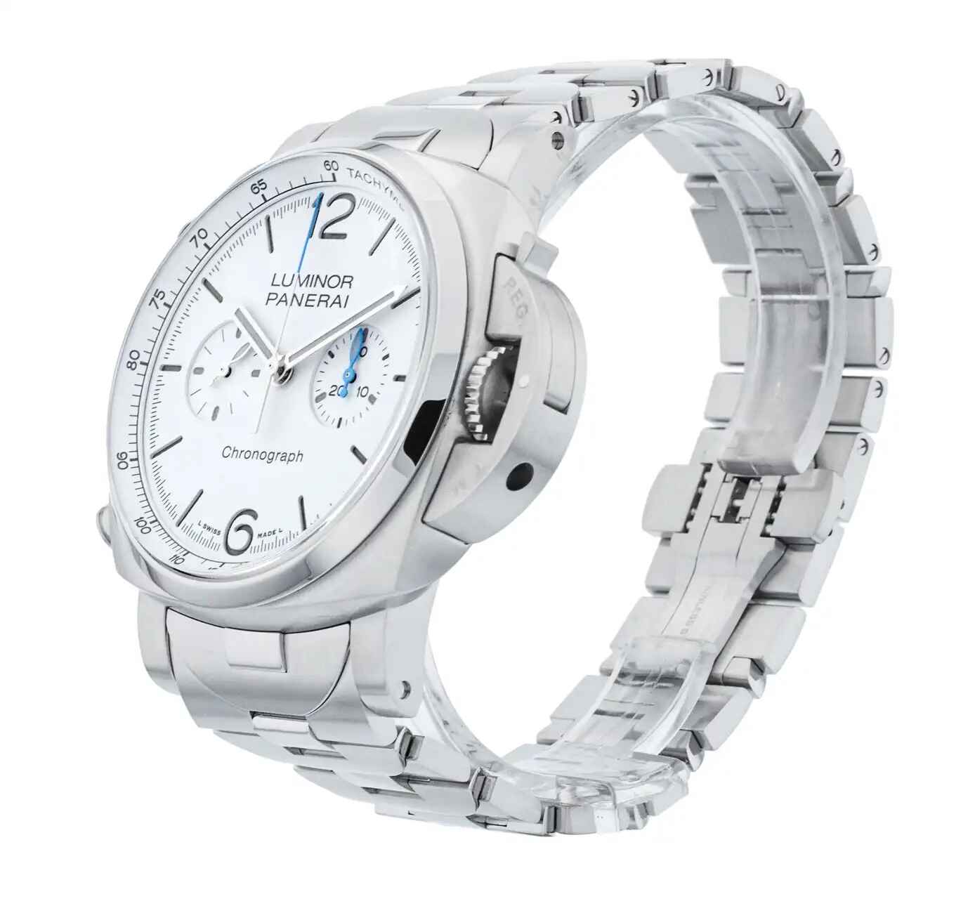 Panerai Luminor Chrono 44mm Automatic Steel Mens Watch