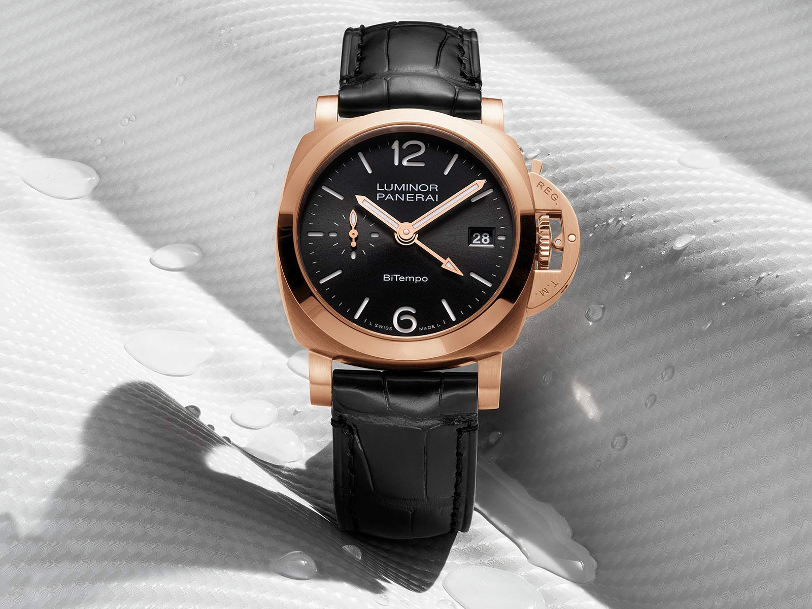 Panerai Luminor Quaranta BiTempo Goldtech™ 40mm Automatic Mens Watch