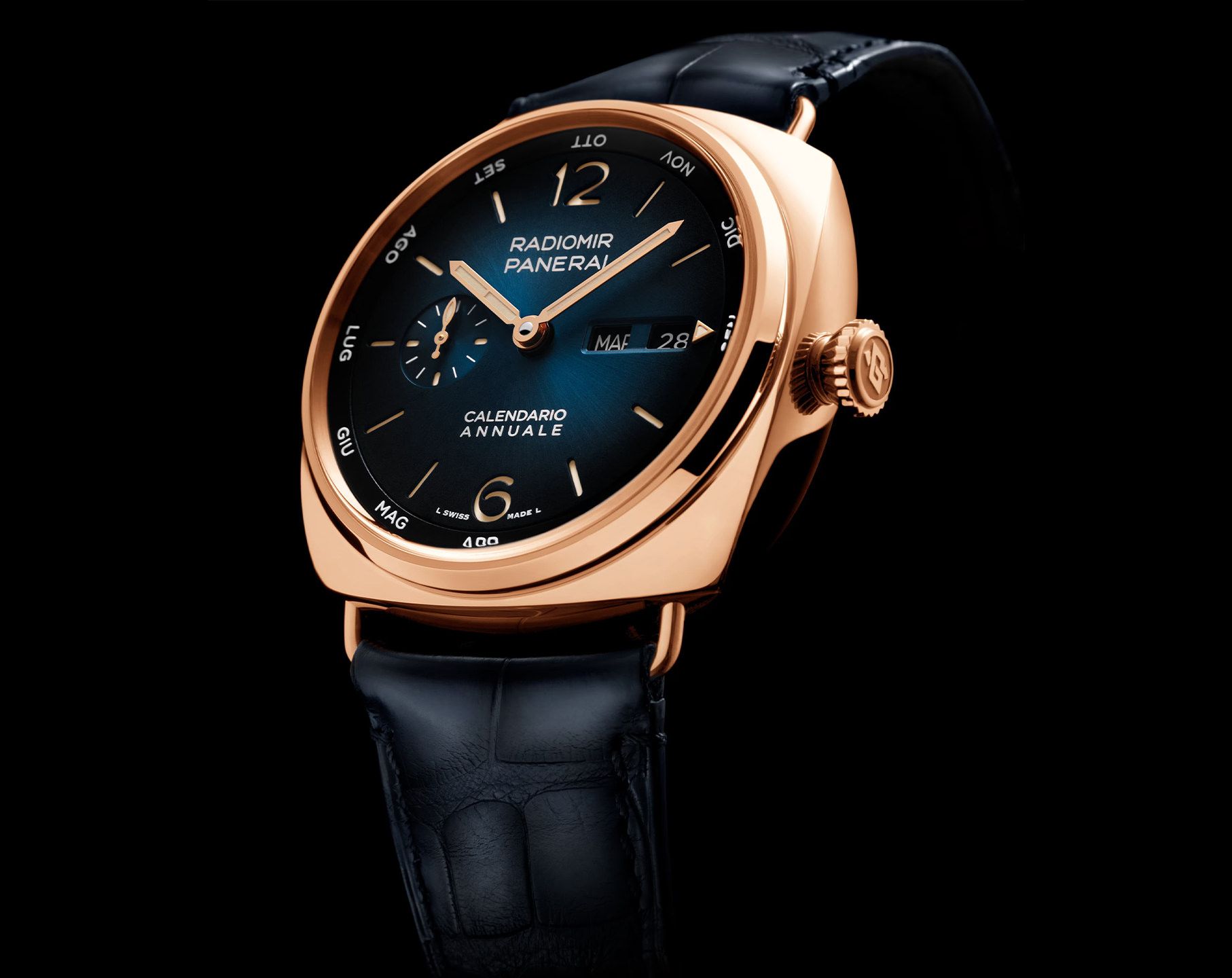 Panerai Radiomir Annual Calendar Goldtech™ 45mm Automatic Mens Watch