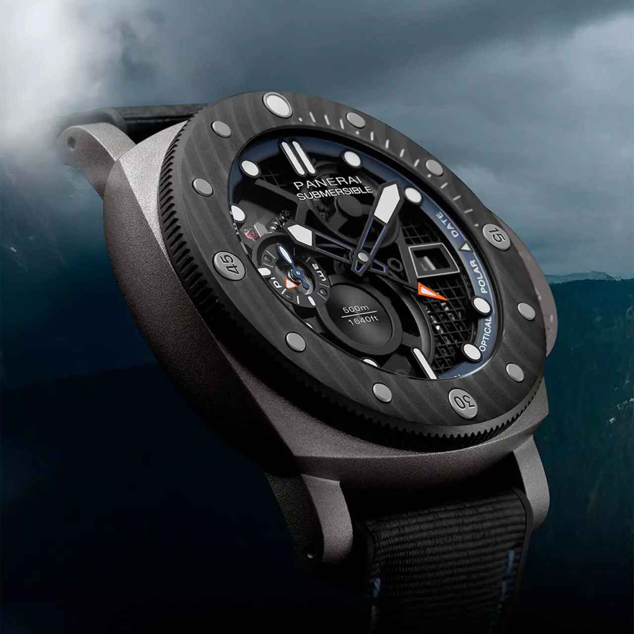 Panerai Submersible GMT Titanio Mike Horn Experience Edition 47mm Automatic Titanium Mens Watch