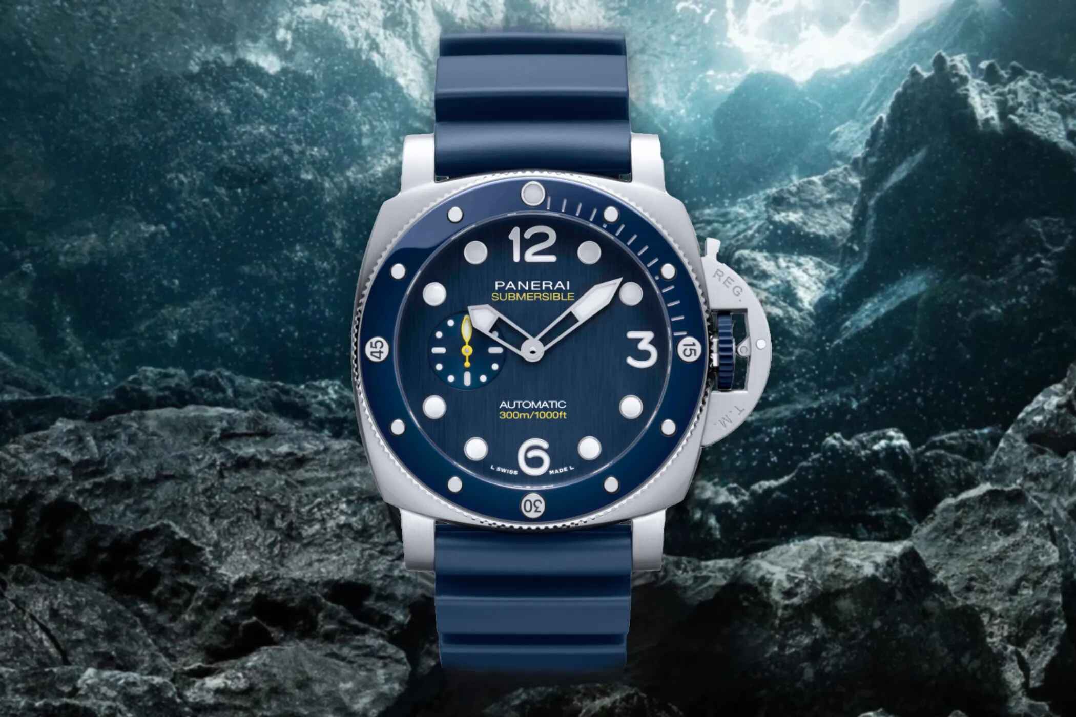Panerai Submersible QuarantaQuattro Mike Horn 44mm Automatic Steel Mens Watch