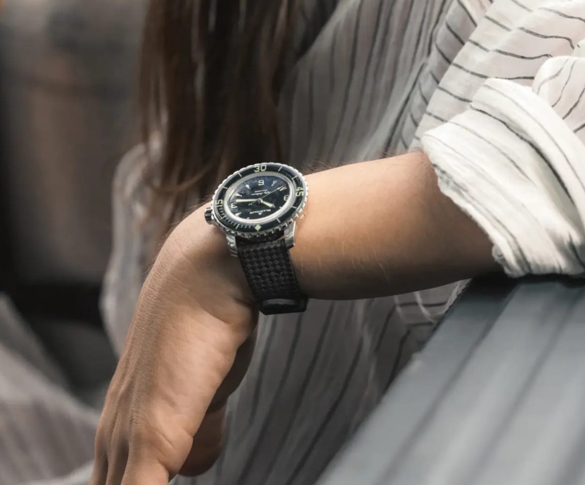 Blancpain Fifty Fathoms Automatique Rubber Strap Unisex Watch