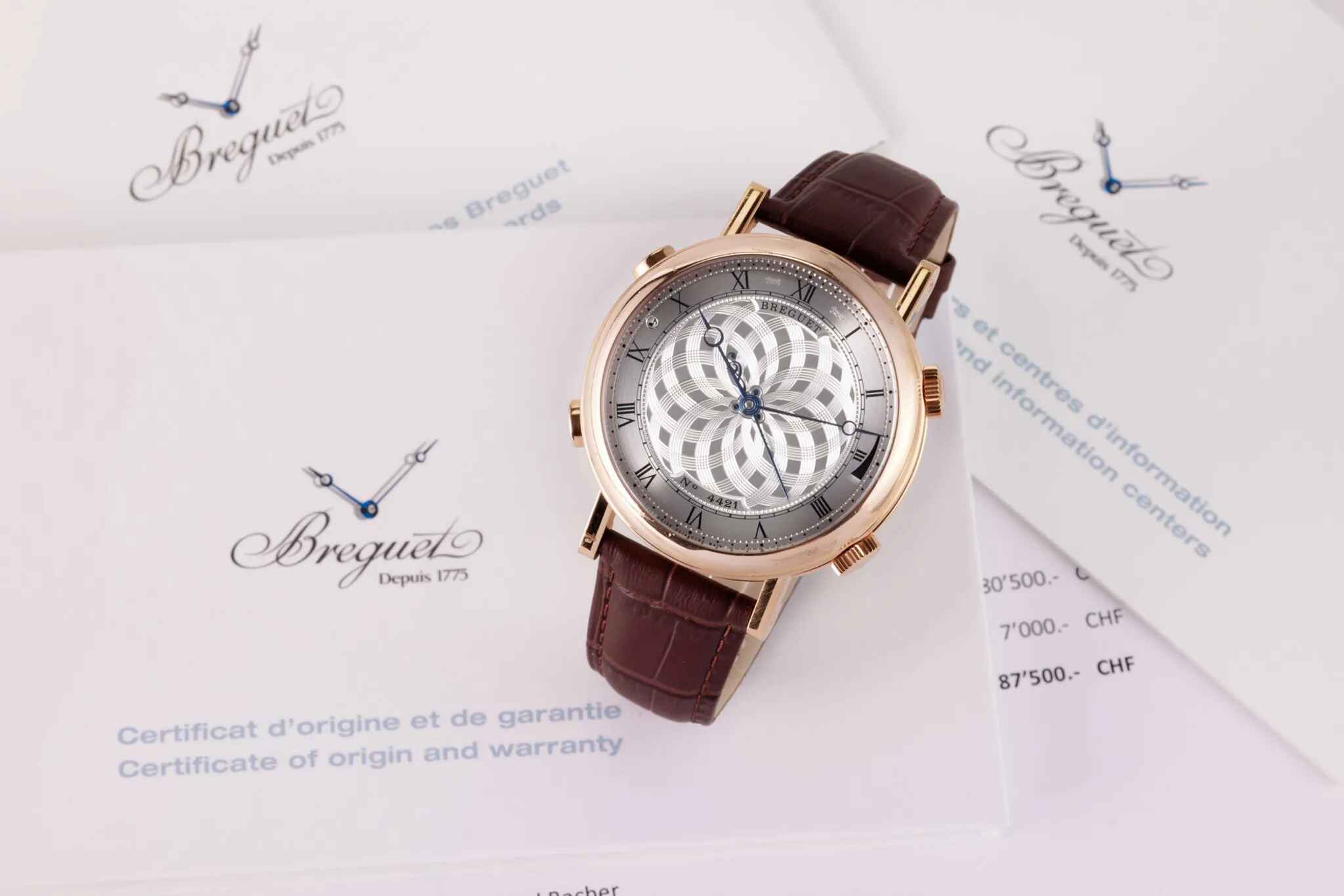 Breguet Classique La Musicale 7800 48.1mm Automatic Mens Watch