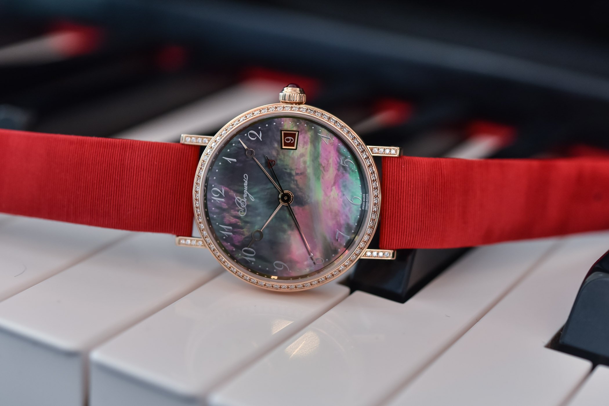 Breguet Classique Rose Gold Satin Ladies Watch