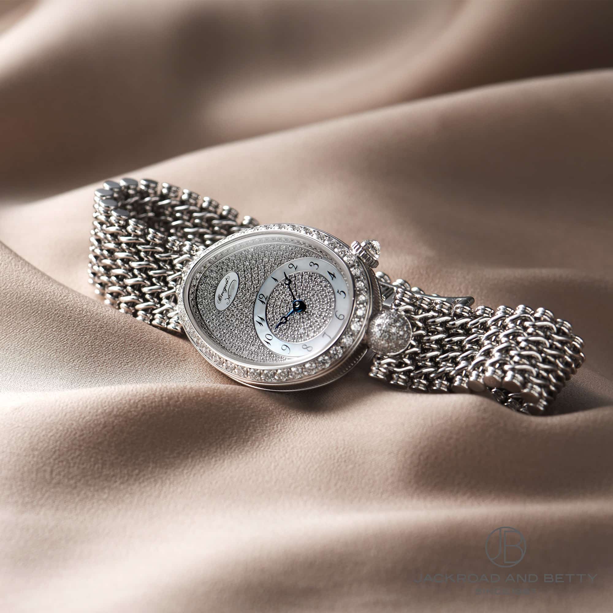 Breguet Reine de Naples 8928 Oval White Gold 18K Case Ladies Watch