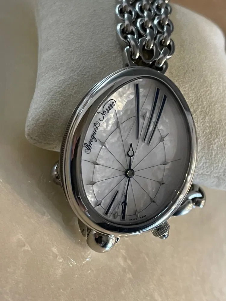 Breguet Reine de Naples 8967 Steel Self Winding Movement Ladies Watch