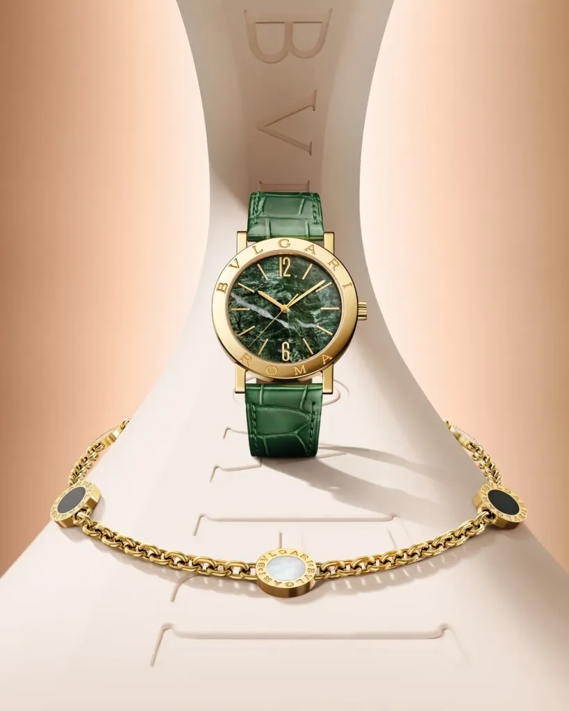 Bvlgari Bvlgari Yellow Gold Alligator Men's Watch