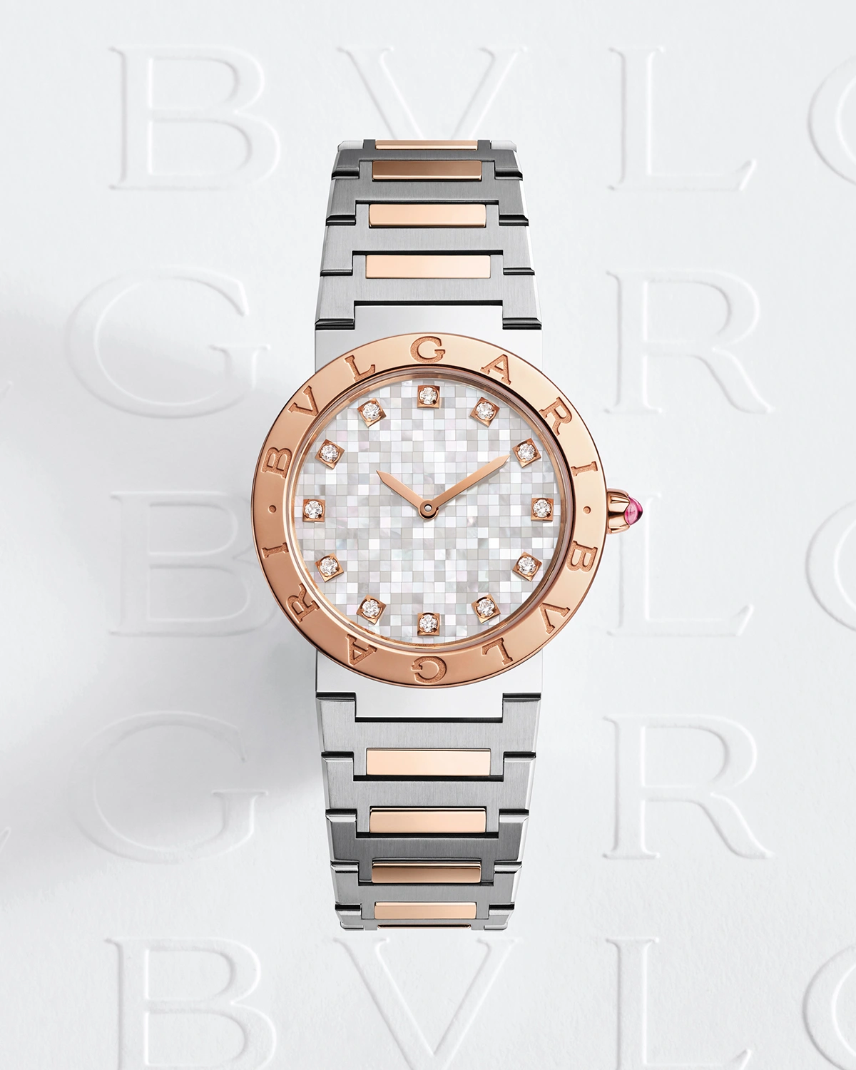Bvlgari Bvlgari Yellow Gold Stainless Steel Ladies Watch