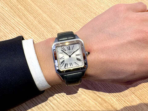 Cartier Santos-Dumont Gold and Steel Men's Watch