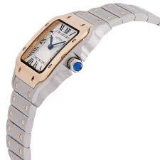 Cartier Santos de Cartier Gold and Steel Unisex