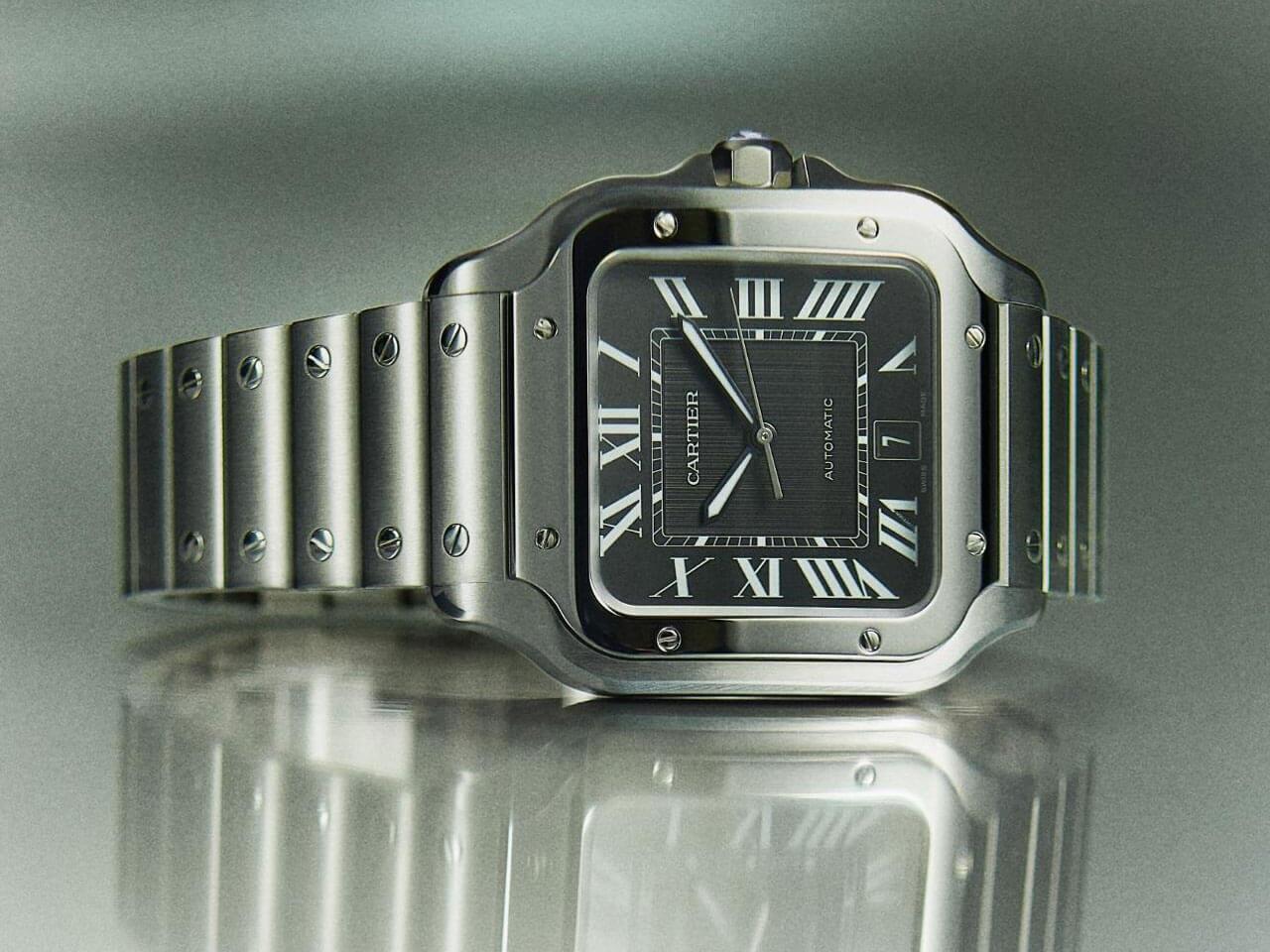 Cartier Santos de Cartier Steel Self-winding Mechanical Movement Watch