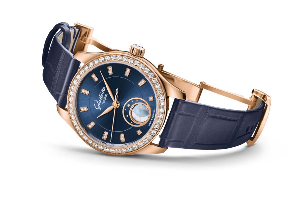 Glashutte Original Serenade Luna Red Gold Automatic Ladies Watch