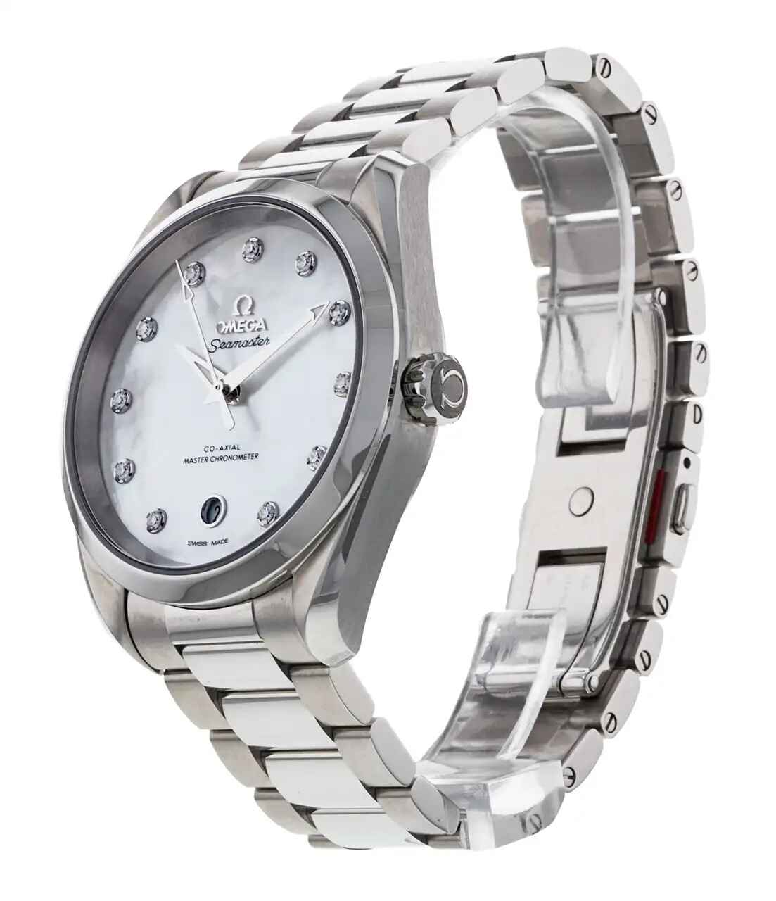 Omega Seamaster Aqua Terra 150M 38mm Steel Diamonds Self Winding Unisex Watch